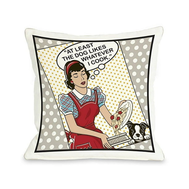 Purple One Bella Casa Shoe Fits Throw Pillow by Dog is Good 18x 18 Purple One Bella Casa Shoe Fits Throw Pillow by Dog is Good 18x 18